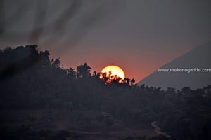 Sunset at Mekanagadde